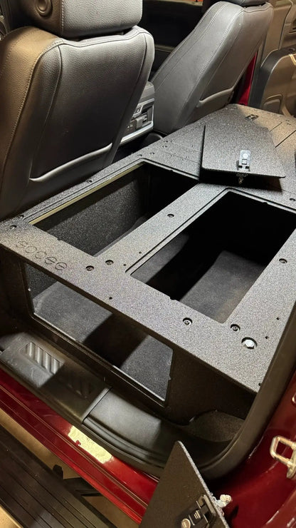CHEVY - SILVERADO - 4TH GEN - GMC - SIERRA - 2019-PRESENT - 5TH GEN - EXPLORE SERIES - CREW CAB - SEAT DELETE PLATE SYSTEM - SECOND ROW - 100% by Goose Gear