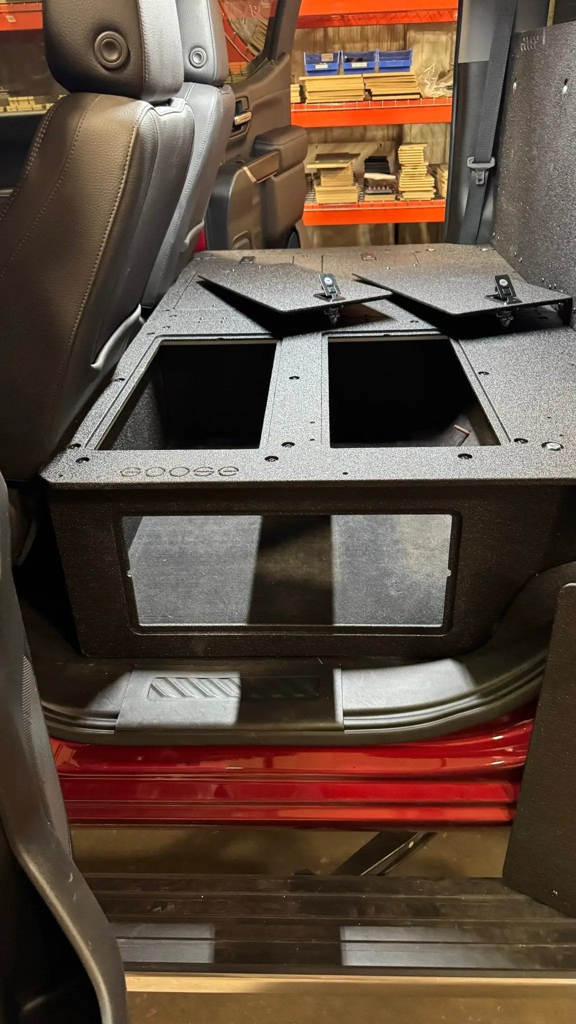 CHEVY - SILVERADO - 4TH GEN - GMC - SIERRA - 2019-PRESENT - 5TH GEN - EXPLORE SERIES - CREW CAB - SEAT DELETE PLATE SYSTEM - SECOND ROW - 100% by Goose Gear