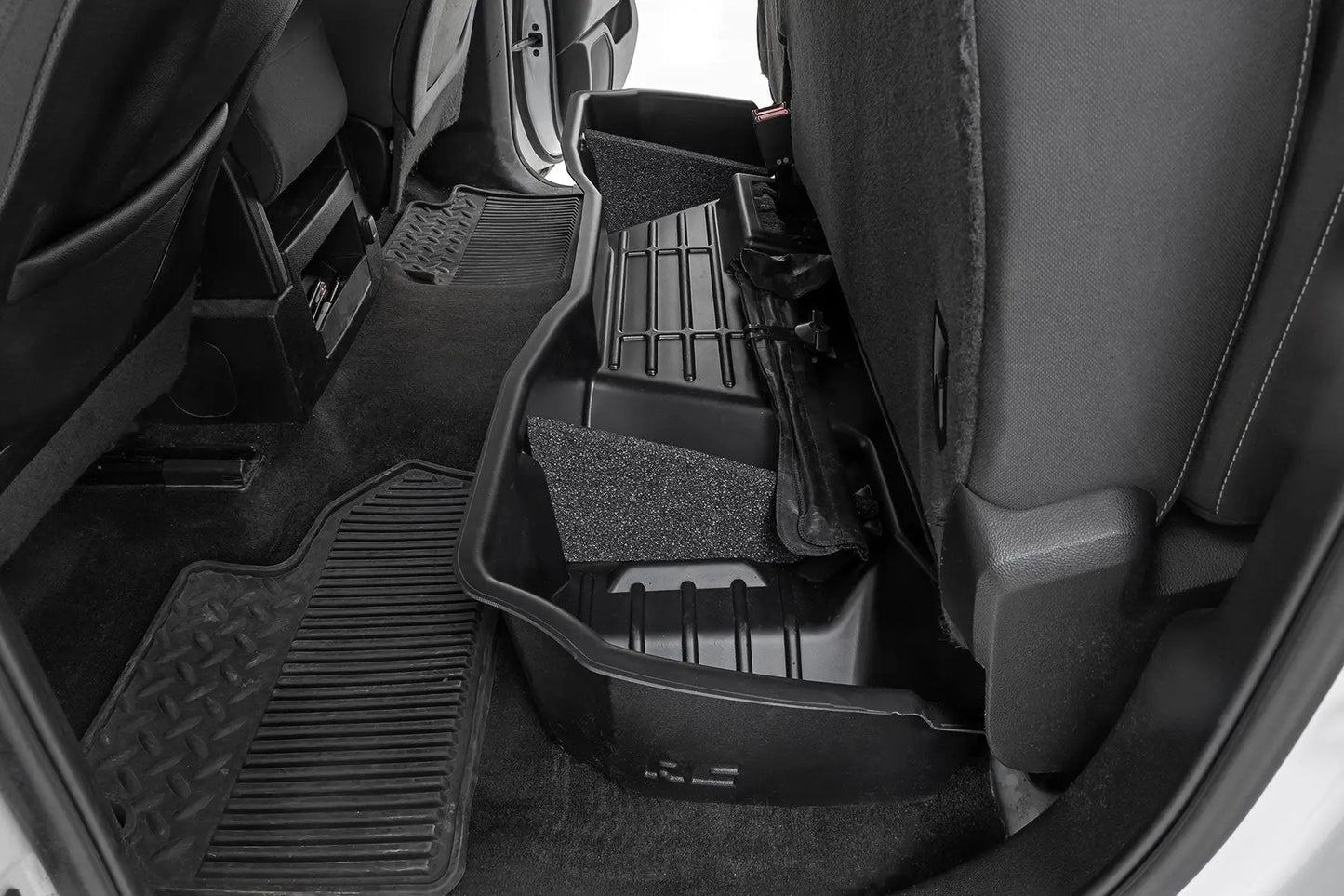 Rough Country Under Seat Storage | Double Cab | Chevy/GMC 1500/2500HD/3500HD 2WD/4WD by Rough Country