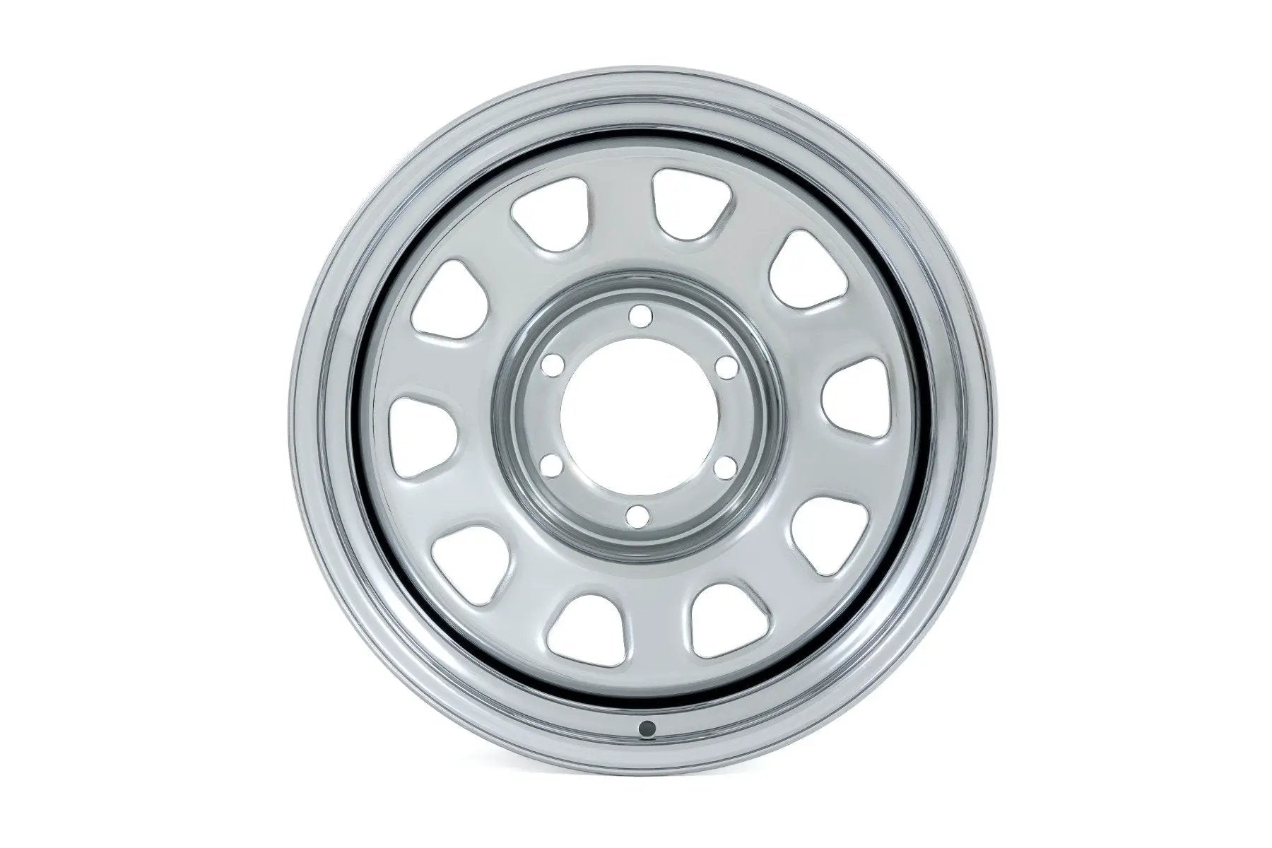 Rough Country Steel Wheel | Chrome | 17x9 | 5x5 | 3.30 Bore | -12 by Rough Country