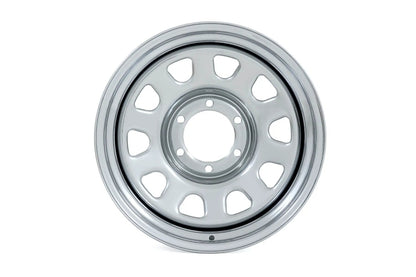Rough Country Steel Wheel | Chrome | 15x8 | 5x5.5 | 4.25 Bore | -19mm by Rough Country