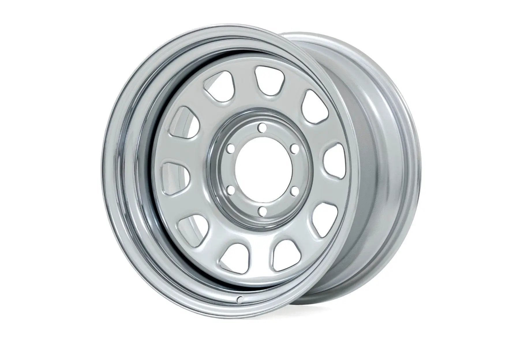 Rough Country Steel Wheel | Chrome | 15x8 | 5x4.5 | 3.30 Bore | -19 by Rough Country