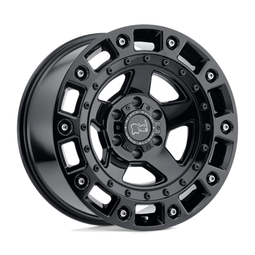 Black Rhino Hard Alloys BR CINCO 20X9.5 6X139 +12 112 G-BLK SS by Black Rhino Hard Alloys