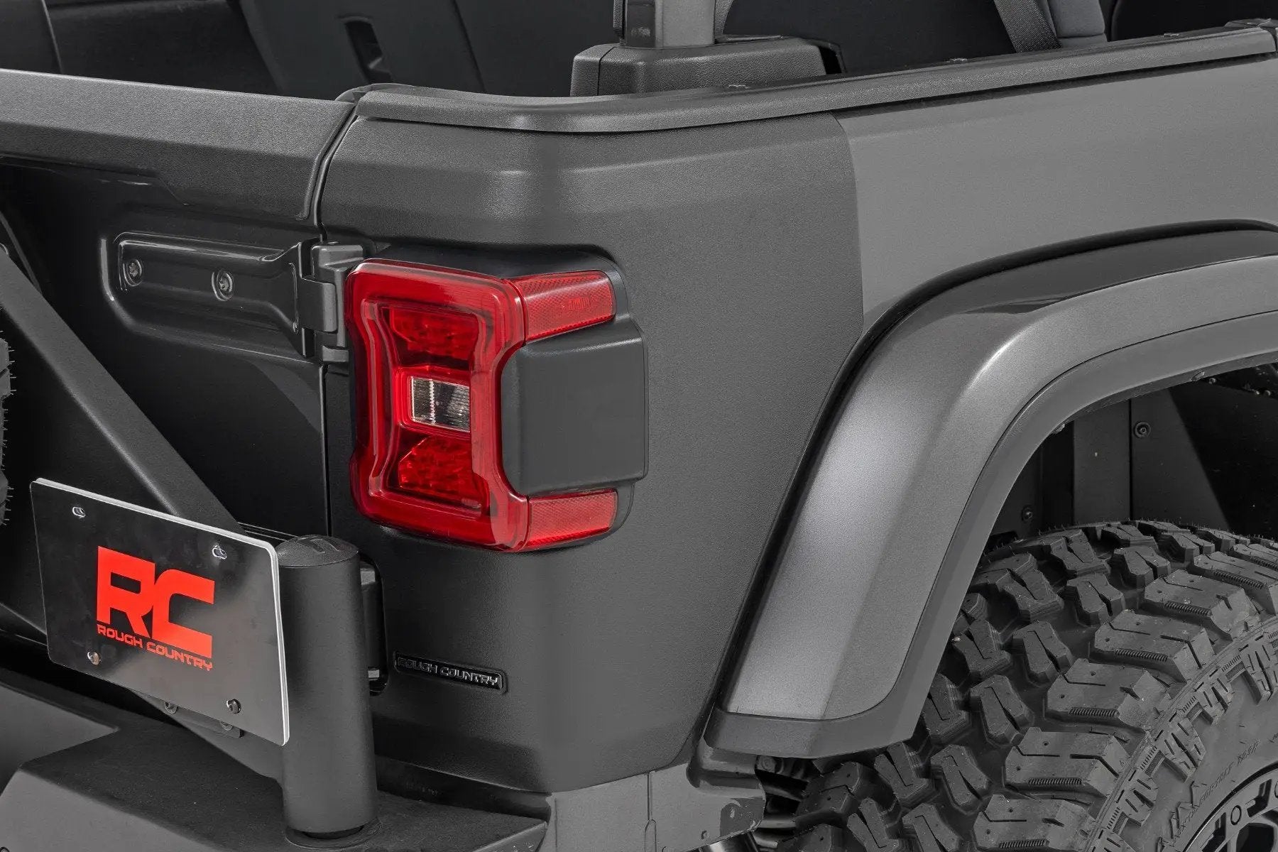 Rough Country Trail Cladding | Rear Corners | Jeep Wrangler JL/Wrangler Unlimited (18-26) by Rough Country