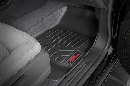 Rough Country Floor Mats | FR & RR | Crew | Chevy/GMC Canyon/Colorado 2WD/4WD (2015-2022) by Rough Country