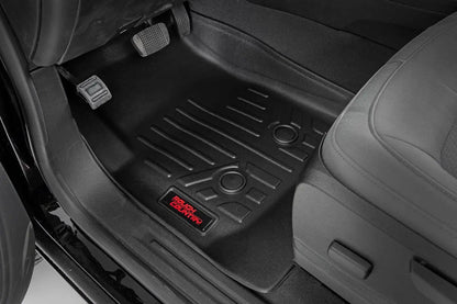 Rough Country Floor Mats | FR & RR | Crew | Chevy/GMC Canyon/Colorado 2WD/4WD (2015-2022) by Rough Country