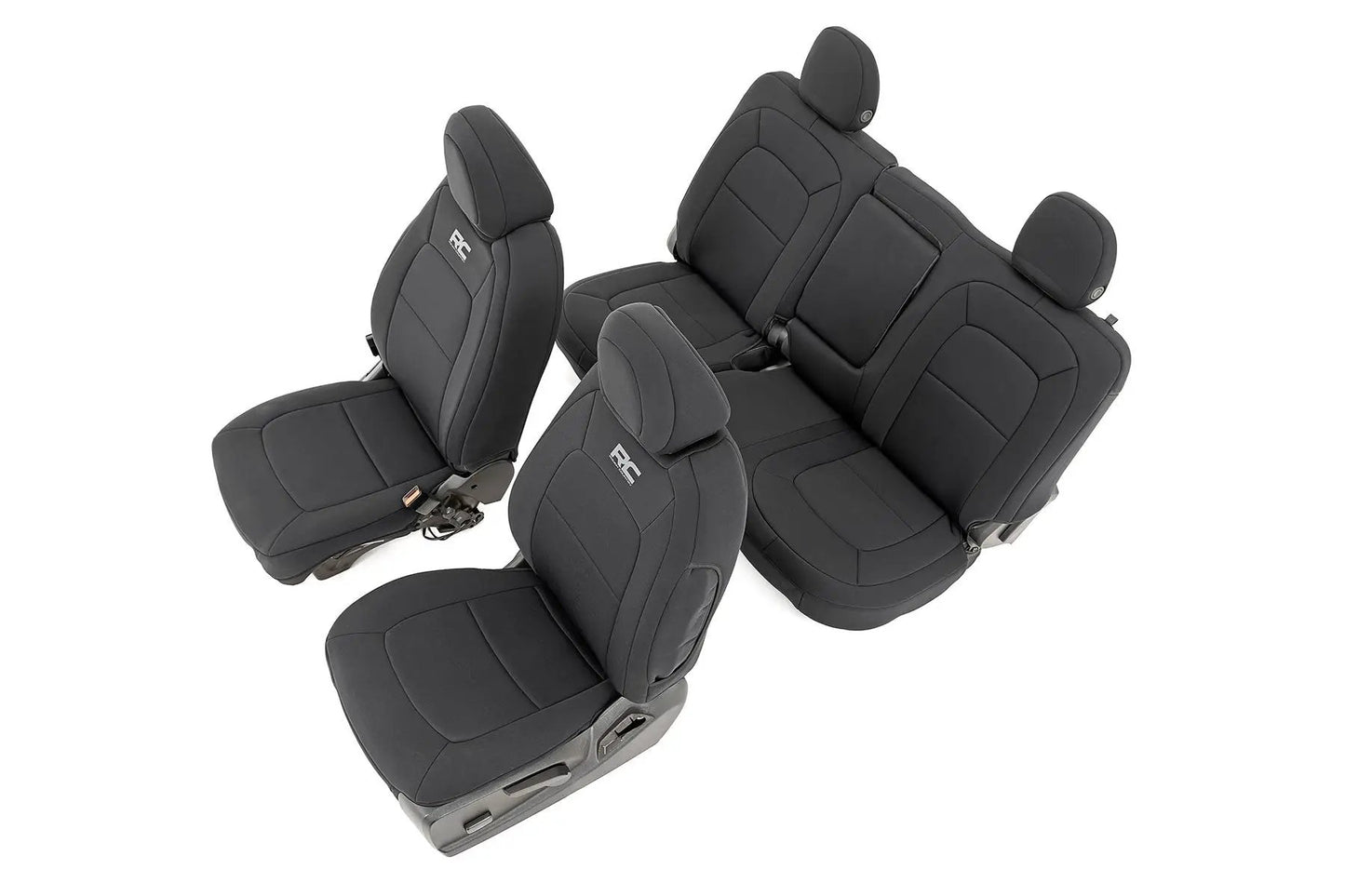 Rough Country Seat Covers | Front Bucket | Rear Bench | Chevy/GMC Canyon/Colorado (15-22) by Rough Country