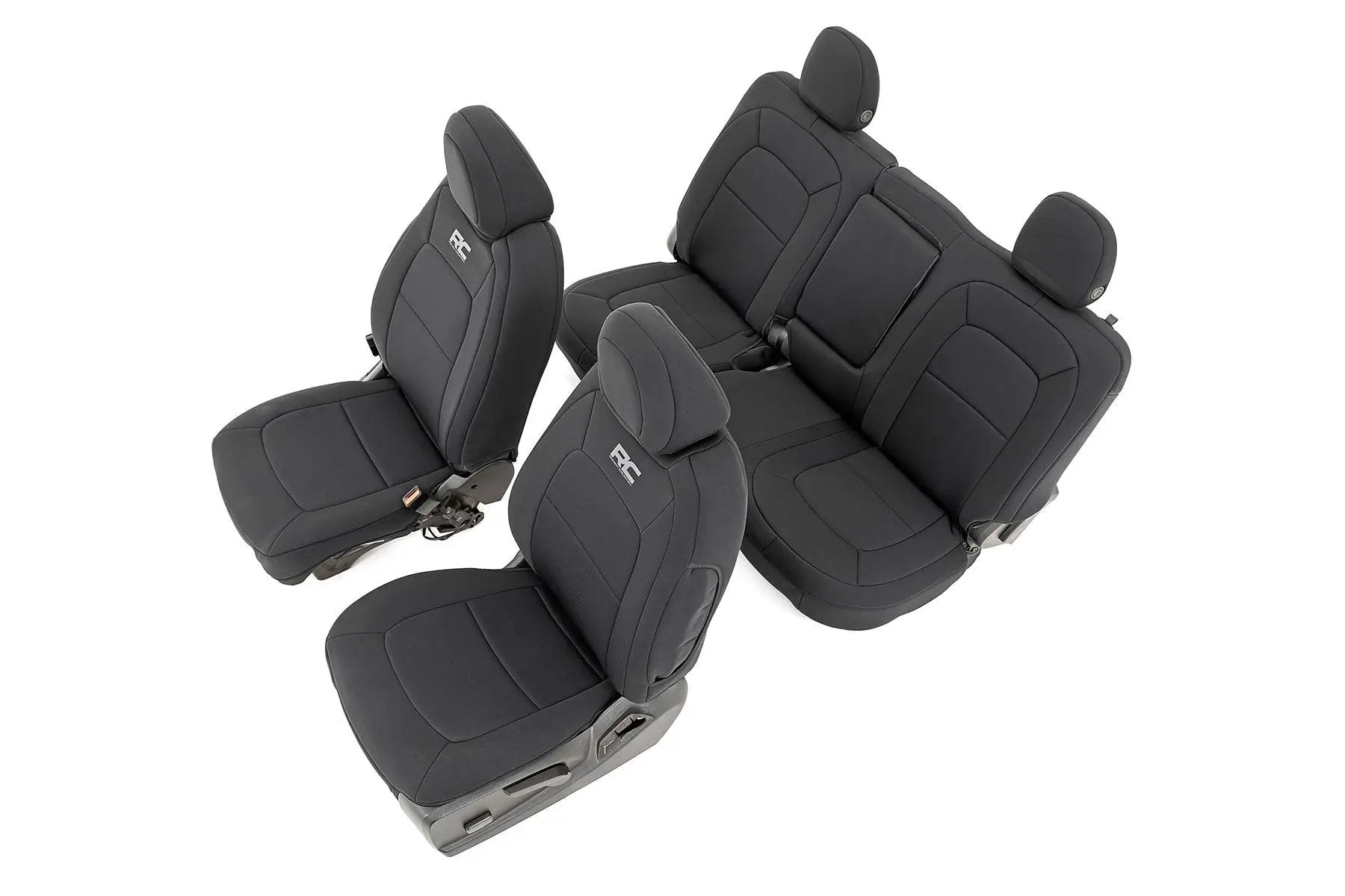 Rough Country Seat Covers | Front Bucket | Rear Bench | Chevy/GMC Canyon/Colorado (15-22) by Rough Country