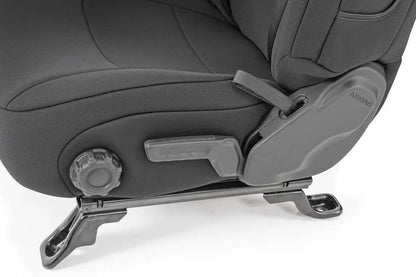 Rough Country Seat Covers | Front and Rear w/ Armrest | Jeep Wrangler Unlimited 4WD (18-26) by Rough Country