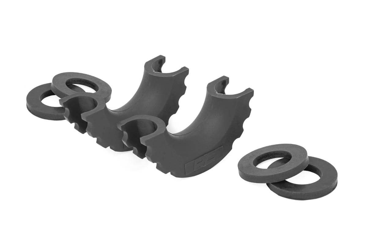 Kit aislador de argolla en D | Par | Negro