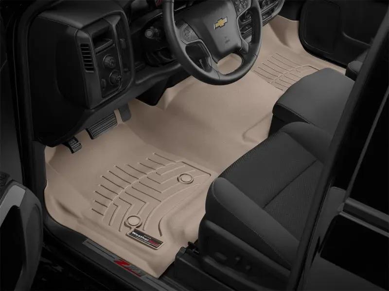 WeatherTech WT FloorLiner - Front - Tan by WeatherTech