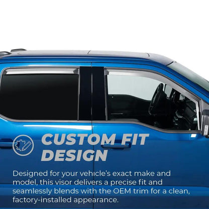 Putco PUT Element Chrm Window Visors by Putco