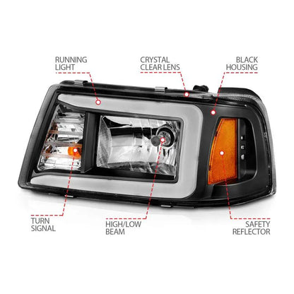 ANZO ANZ Crystal Headlights by ANZO