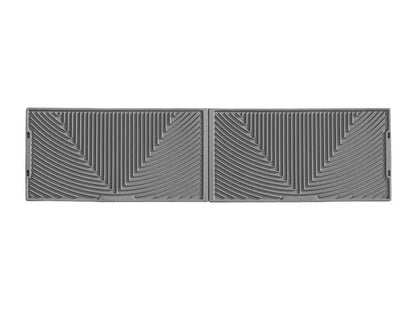 WeatherTech WT Rubber Mats - Rear - Grey by WeatherTech