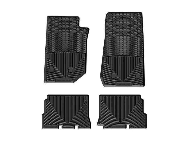 WeatherTech WT Rubber Mats - Front - Blk by WeatherTech
