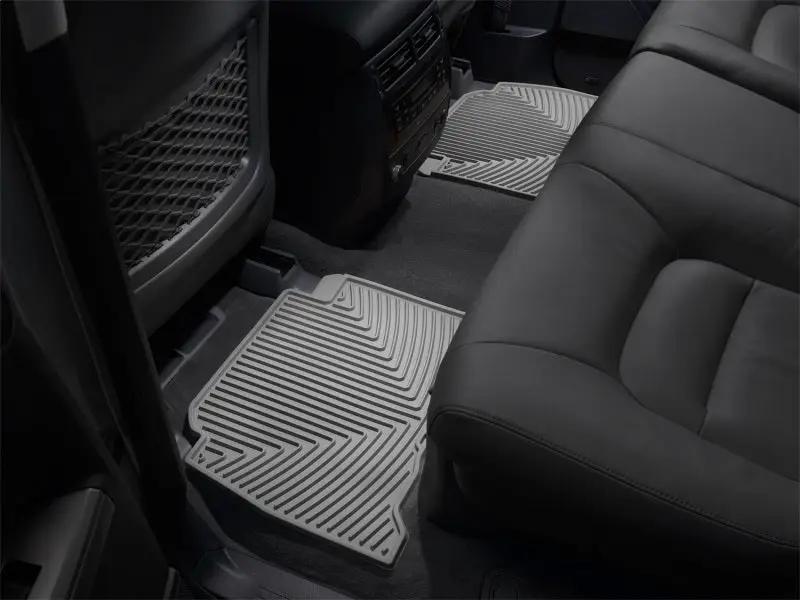 WeatherTech WT Rubber Mats - Rear - Grey by WeatherTech