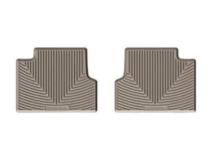 WeatherTech WT Rubber Mats - Rear - Tan by WeatherTech
