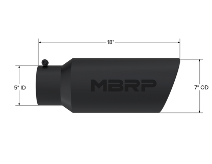 MBRP Univ Exhaust Tips BLK