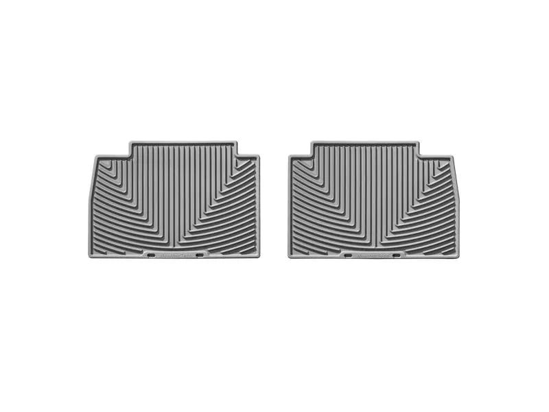 WeatherTech WT Rubber Mats - Rear - Grey by WeatherTech