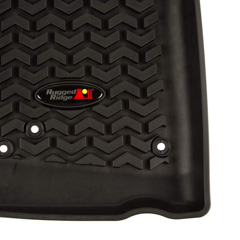 Rugged Ridge RUG Floor Liners - Black by Rugged Ridge
