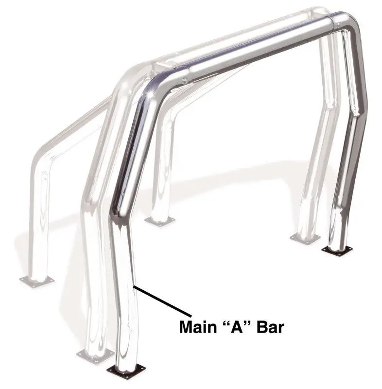 Go Rhino GOR Bed Bar - Chrome by Go Rhino