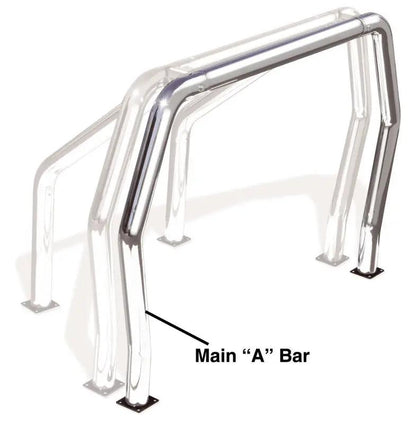 Go Rhino GOR Bed Bar - Chrome by Go Rhino