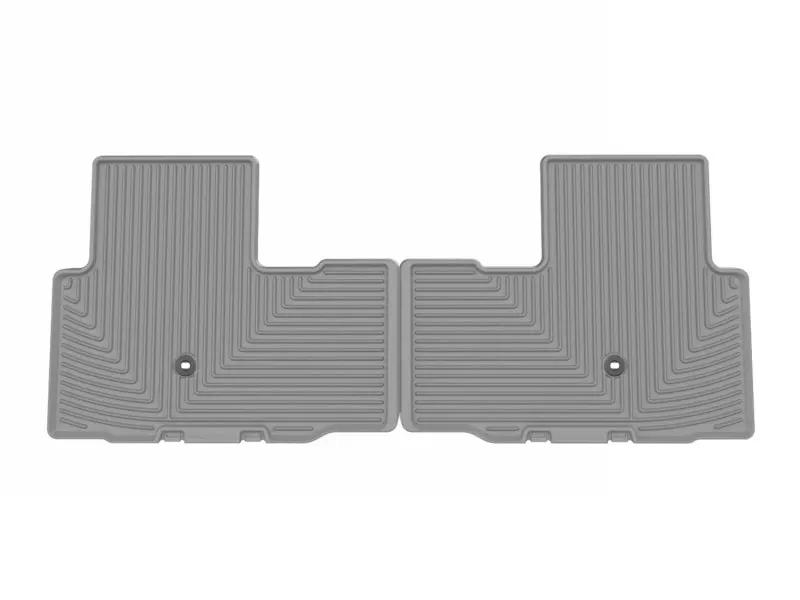 WeatherTech WT Rubber Mats - Rear - Grey by WeatherTech