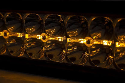 Rough Country 20 Inch Chrome Series LED Light Bar | Dual Row | Amber DRL by Rough Country