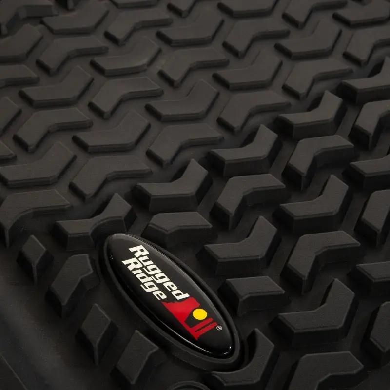 Rugged Ridge RUG Floor Liners - Black by Rugged Ridge