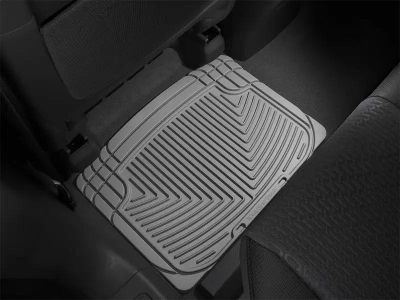 WeatherTech WT Rubber Mats - Rear - Grey by WeatherTech