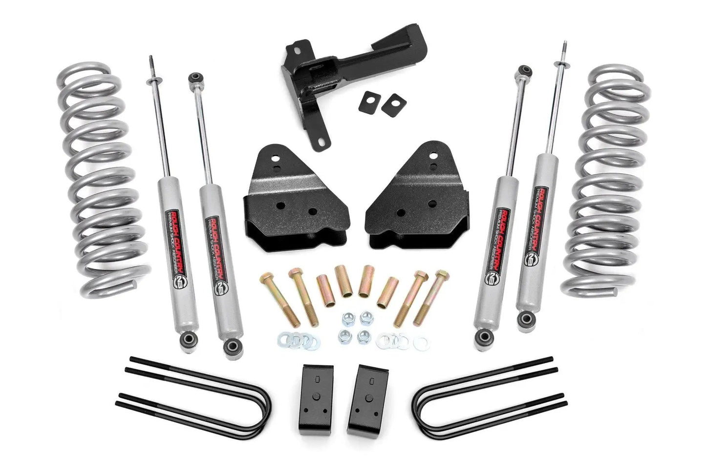 Rough Country 3 Inch Lift Kit | N3 | Front Gas Coils | Ford F-250 Super Duty 4WD (17-22) by Rough Country