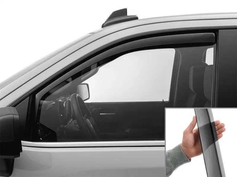 WeatherTech WT Deflector - Frnt - Drk Smk