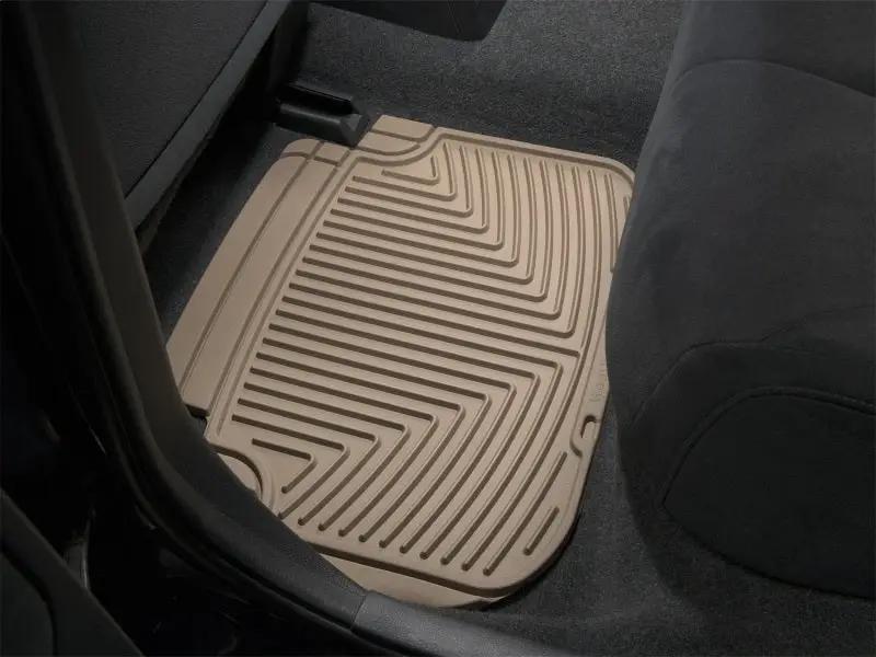 WeatherTech WT Rubber Mats - Rear - Tan by WeatherTech