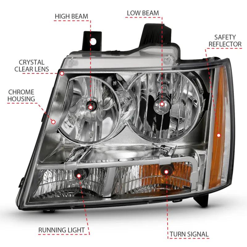 ANZO ANZ Crystal Headlights by ANZO