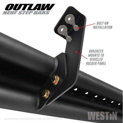 Westin WES Nerf Bars - Outlaw