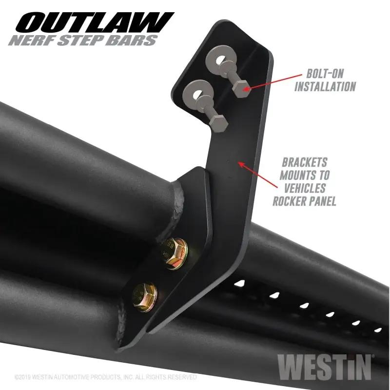 Westin WES Nerf Bars - Outlaw by Westin