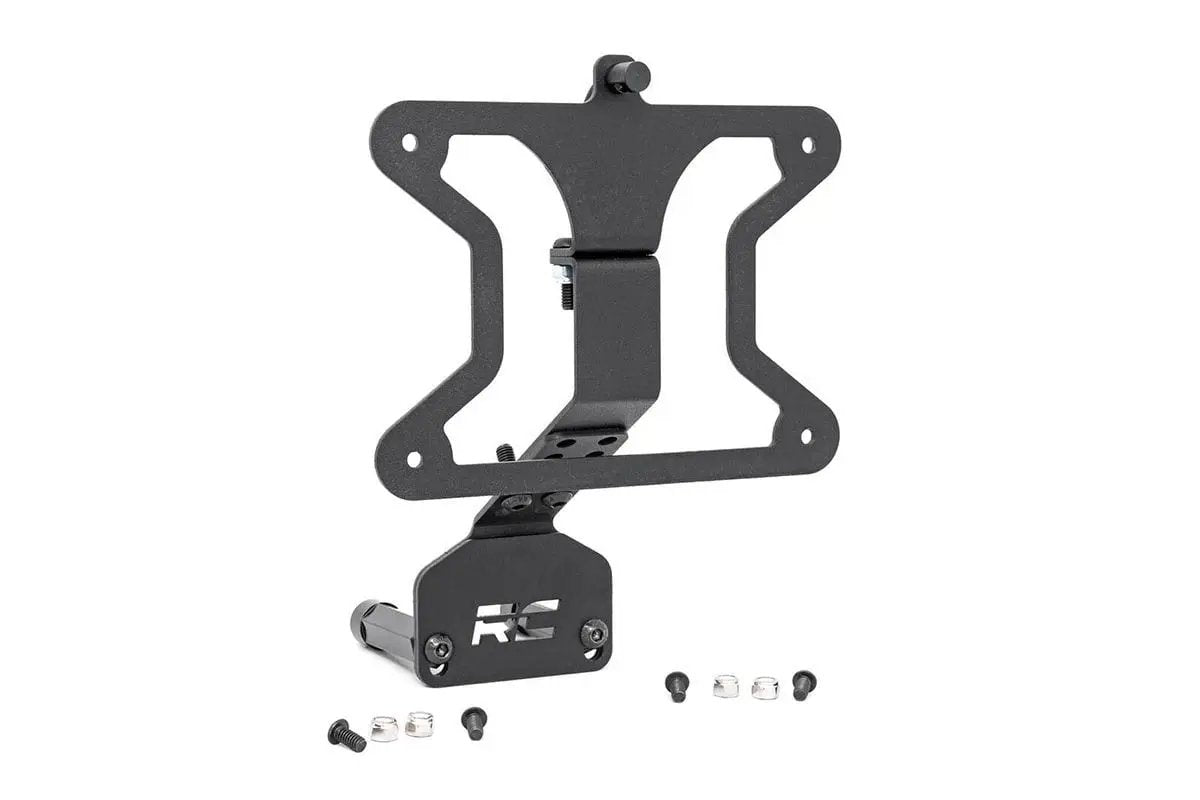 Rough Country License Plate Relocation Bracket | Jeep Wrangler JL (18-26)/Wrangler Unlimited (18-26) by Rough Country