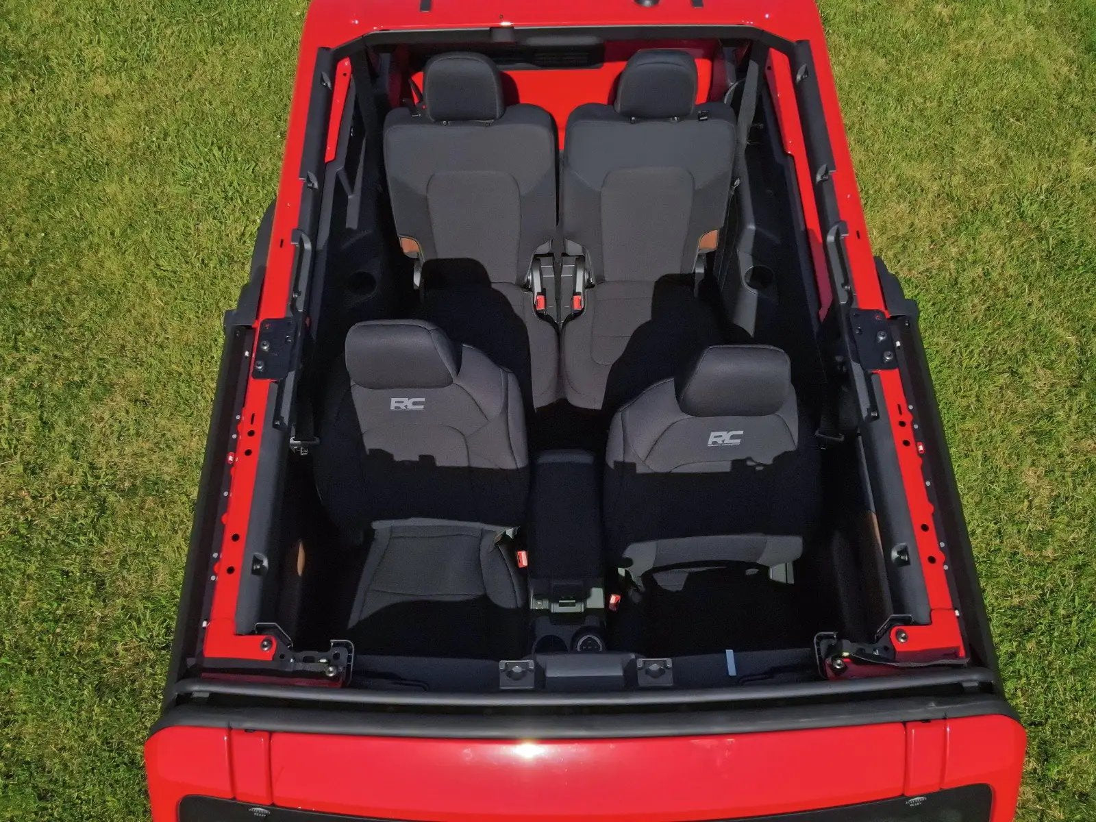 Rough Country Seat Covers | Bucket Seats | FR & RR | Ford Bronco (2 Door) 4WD (2021-2025) by Rough Country