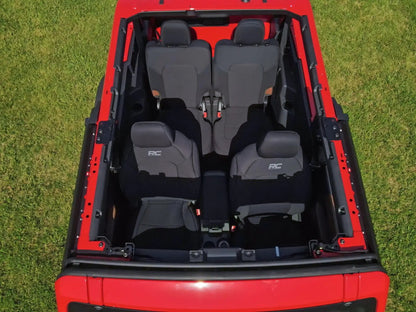 Rough Country Seat Covers | Bucket Seats | FR & RR | Ford Bronco (2 Door) 4WD (2021-2025) by Rough Country