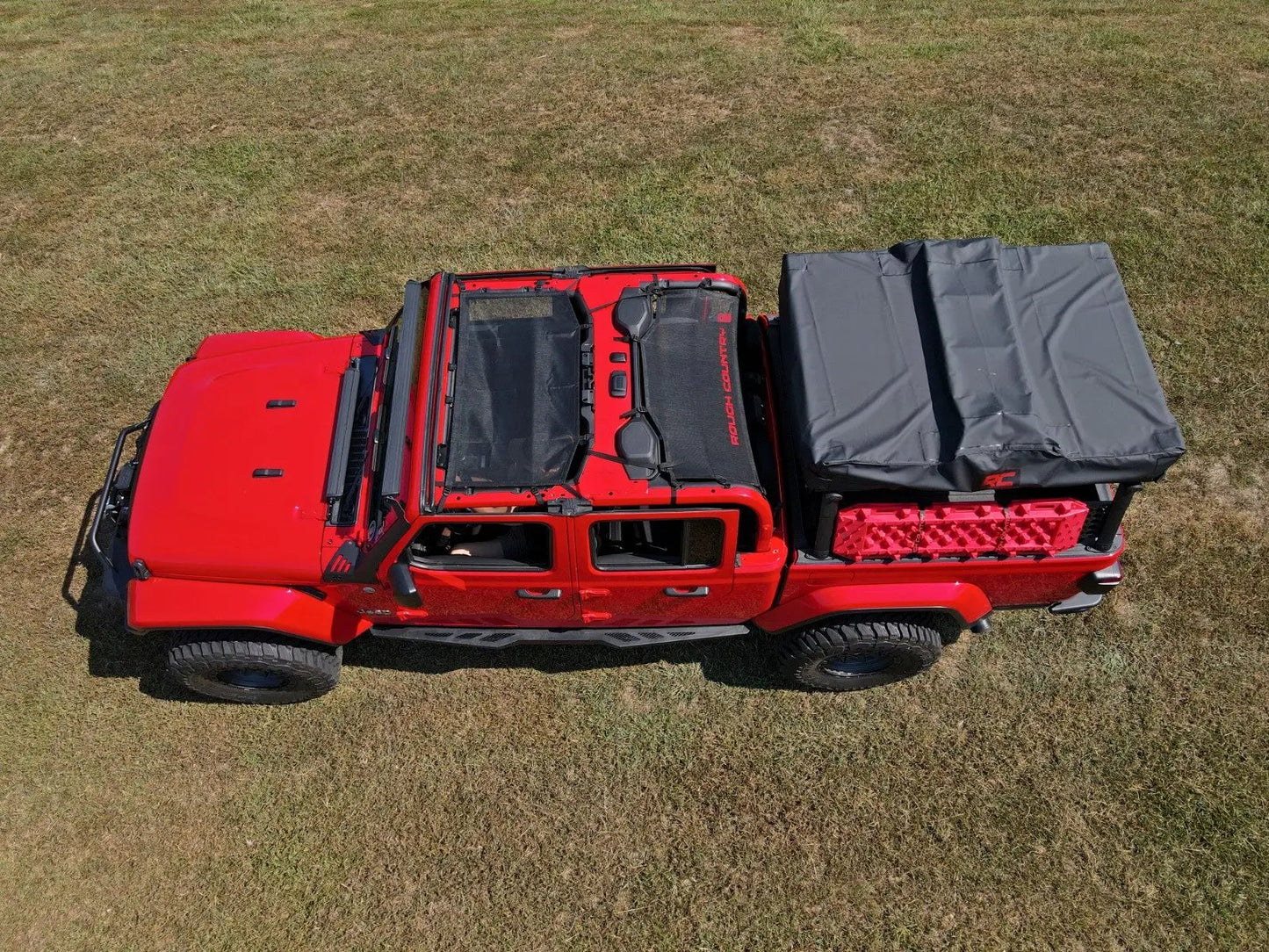 Rough Country Mesh Bikini Top Plus | Black | Jeep Gladiator JT 4WD (2020-2024) by Rough Country