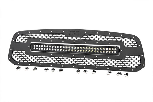 Rejilla de malla | LED de doble fila de 30" | Negro | Ram 1500 2WD/4WD (2013-2018 y Classic)