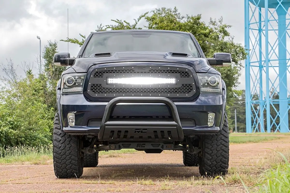Rough Country 30 Inch Black Series LED Light Bar | Curved | Dual Row by Rough Country