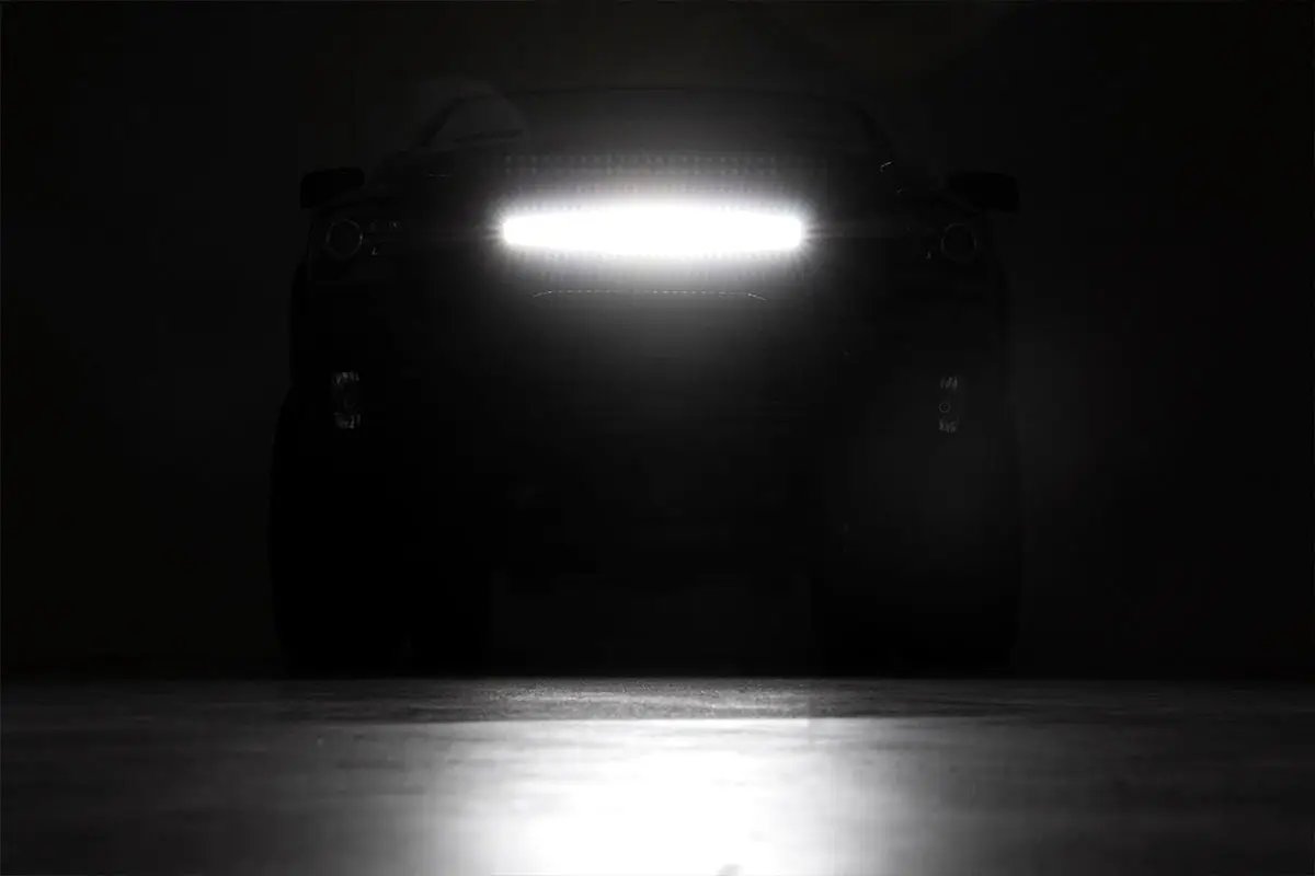 Rough Country 30 Inch Black Series LED Light Bar | Curved | Dual Row by Rough Country