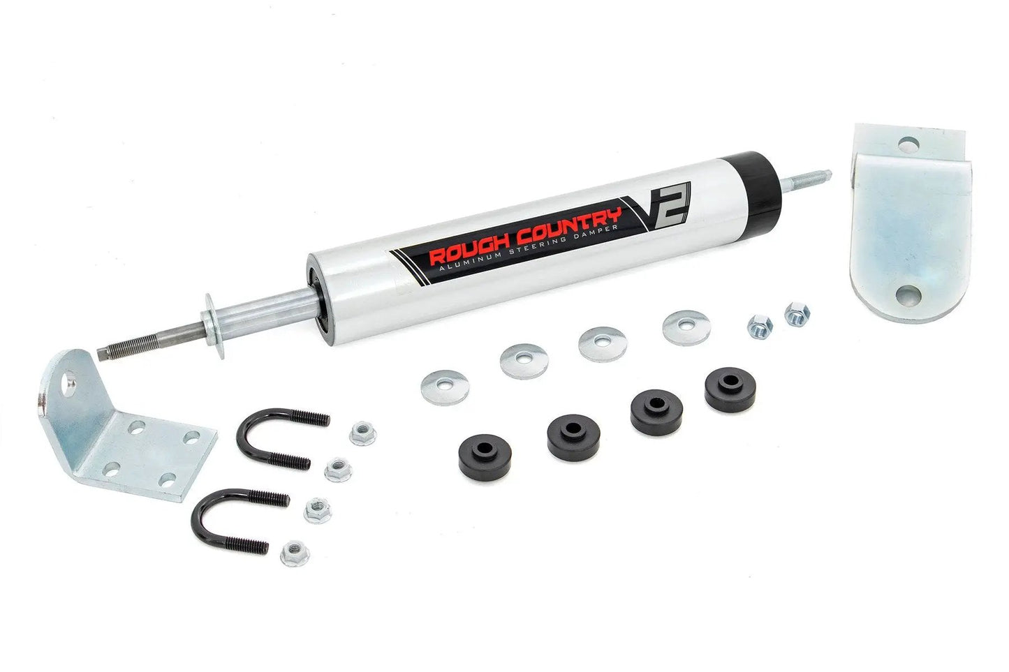 Rough Country V2 Steering Stabilizer | Dodge 2500/Ram 3500 2WD (1994-2002) by Rough Country