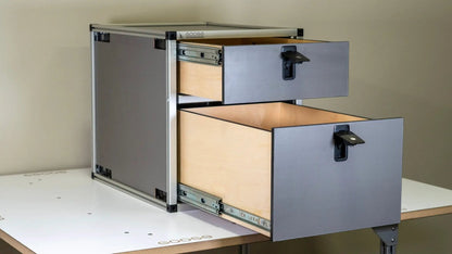 Double Drawer Module - 19 3/16" Wide x 25" Depth by Goose Gear