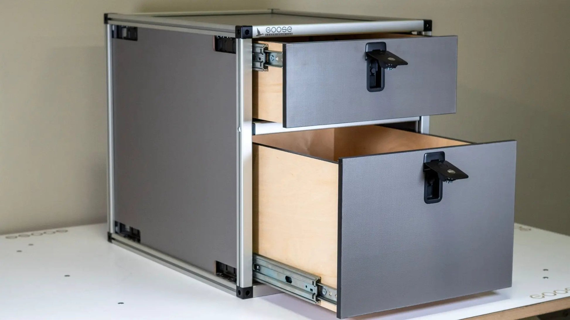 Double Drawer Module - 19 3/16" Wide x 25" Depth by Goose Gear