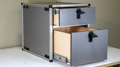 Double Drawer Module - 19 3/16" Wide x 25" Depth by Goose Gear