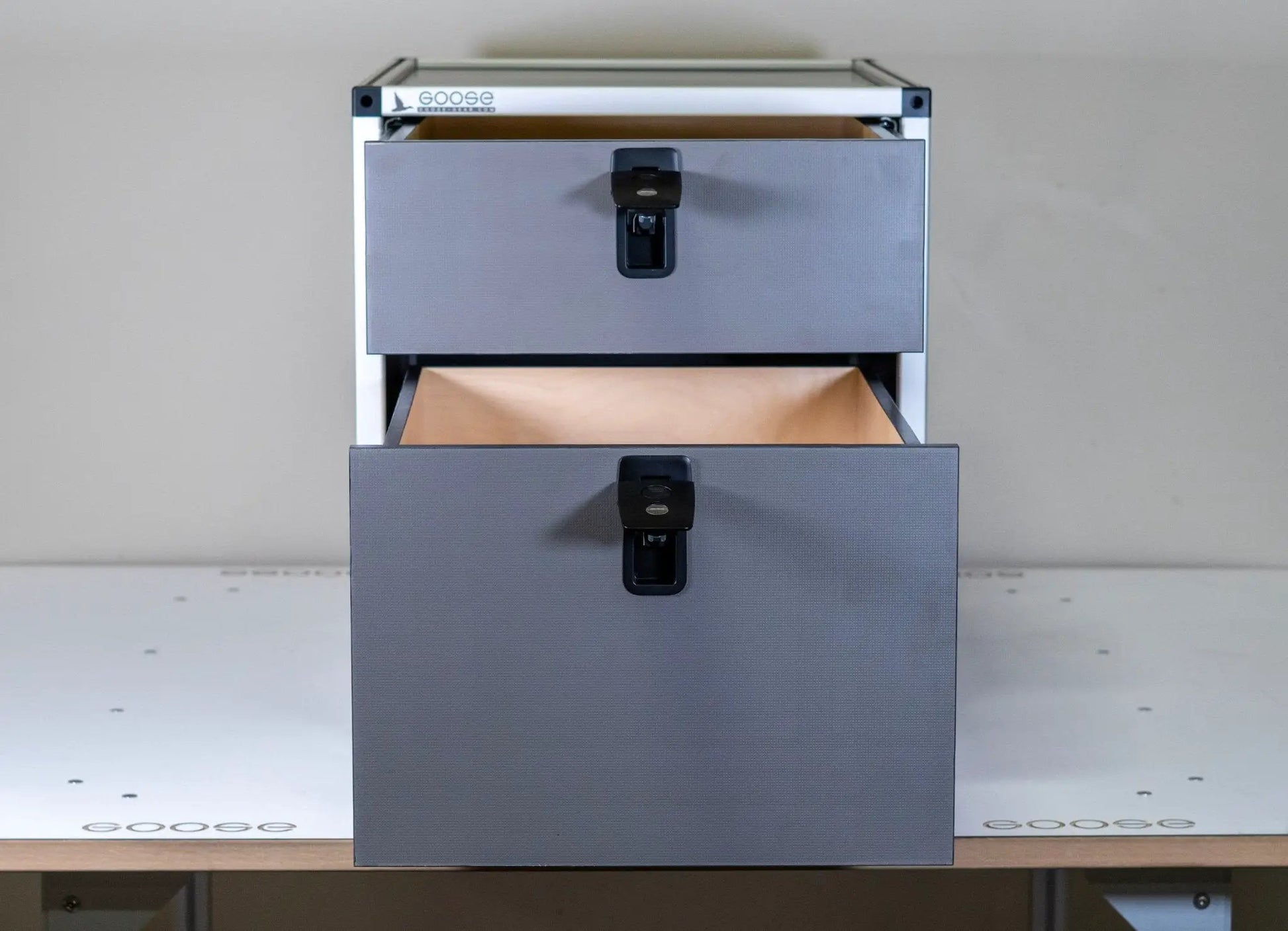 Double Drawer Module - 19 3/16" Wide x 25" Depth by Goose Gear
