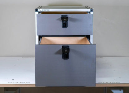 Double Drawer Module - 19 3/16" Wide x 25" Depth by Goose Gear
