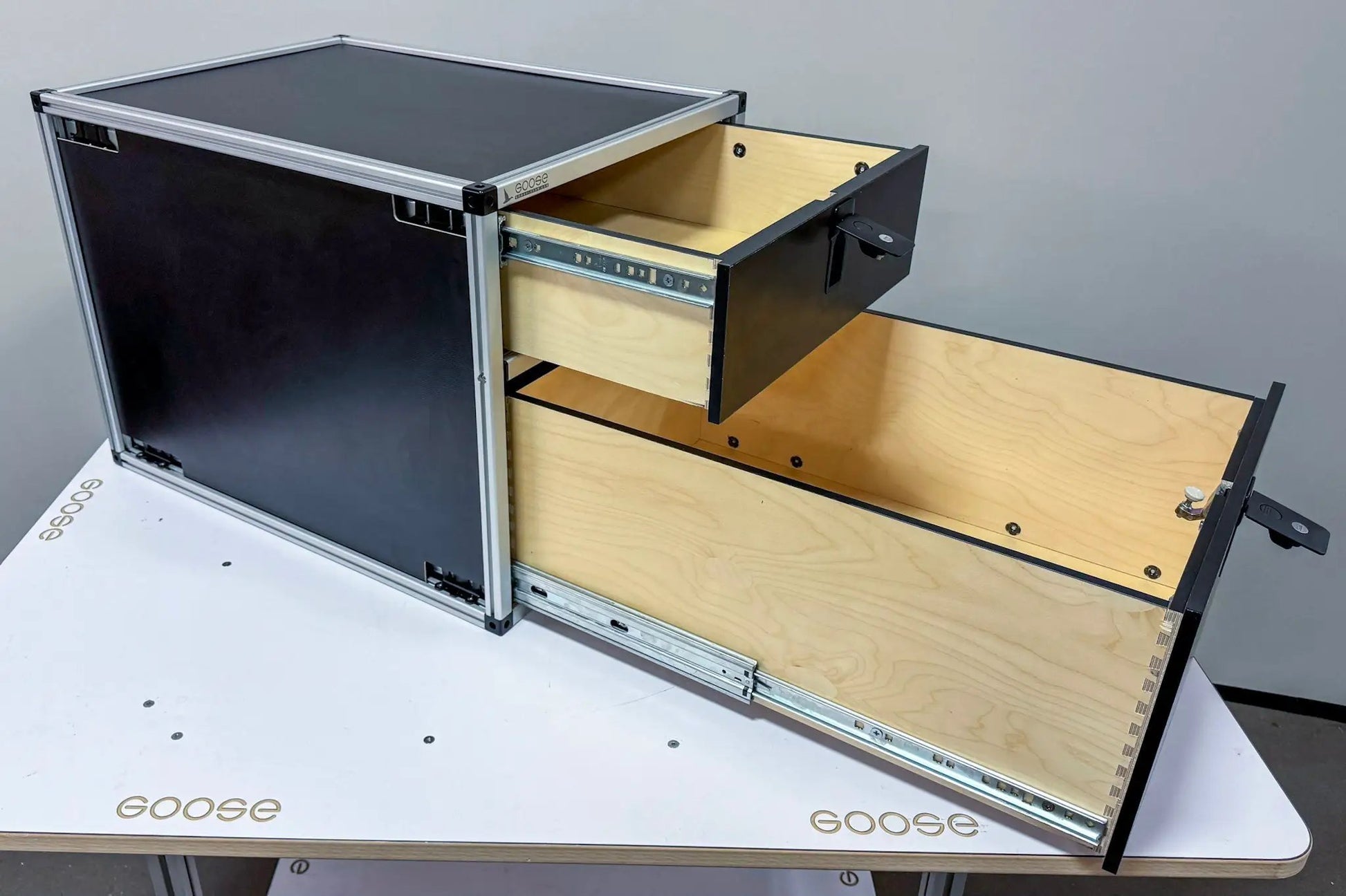 Double Drawer Module - 22 3/16" Wide x 30" Depth by Goose Gear